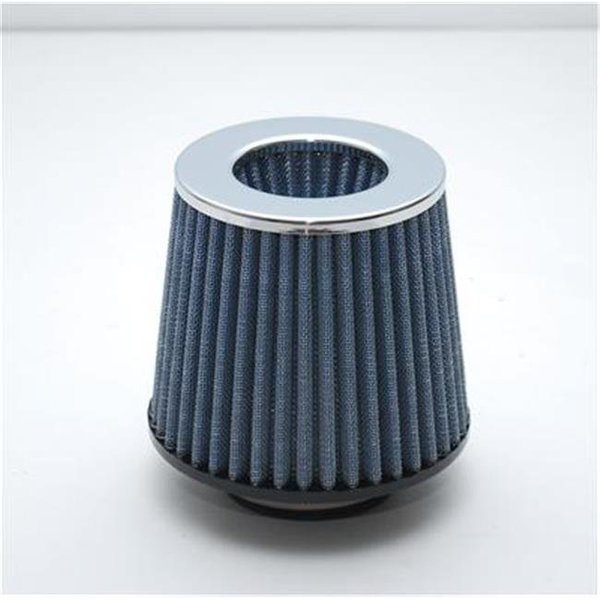 Vibrant VIBRANT 2160C Open Funnel Air Filter Cold Air Intake; 3 In. - Blue V32-2160C